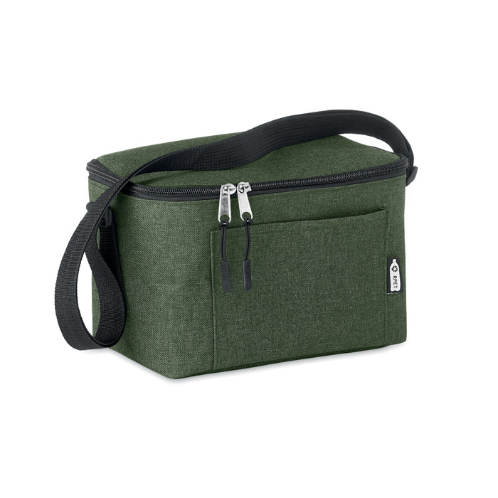 Sac isotherme rPET publicitaire 6 canettes Cuba Vert fonce